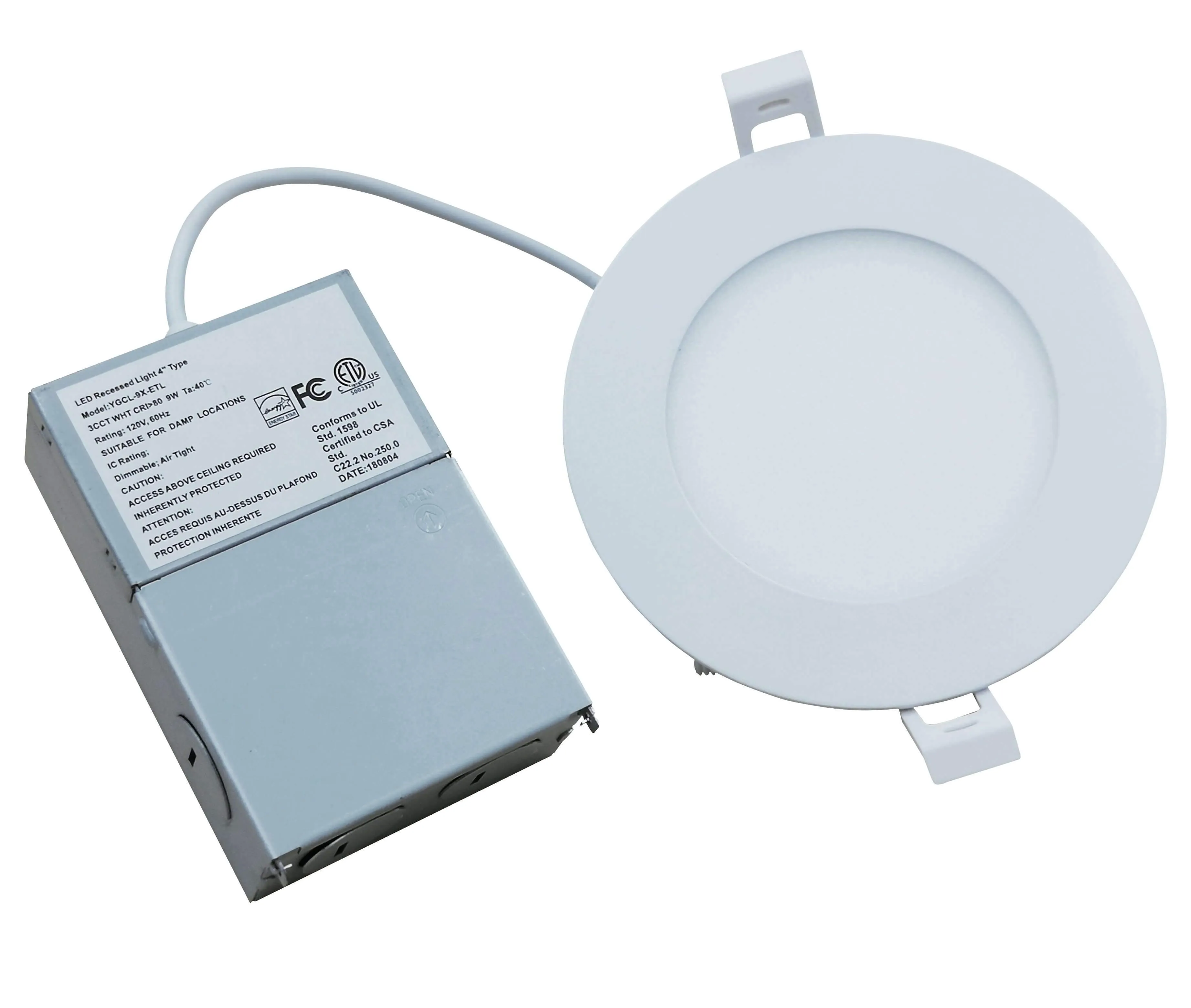 (10 Pack SALE) "Ultra Thin" 6 Inch ROUND 12w 5 CCT (2700K, 3000K, 3500K, 4000K, 5000K) Switchable- Dimmable - 10 Year Warranty - Shipping Included