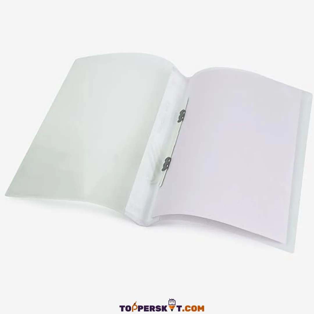 (10 Pcs.) Transparent Report File, Plastic Folder