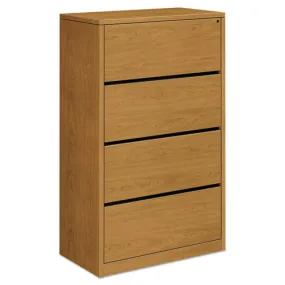 10500 Series Four-drawer Lateral File, 36w X 20d X 59.13h, Harvest