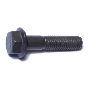 10mm-1.5 x 45mm Black Phosphate Class 10.9 Steel Coarse Thread Hex Washer Head Flange Bolts