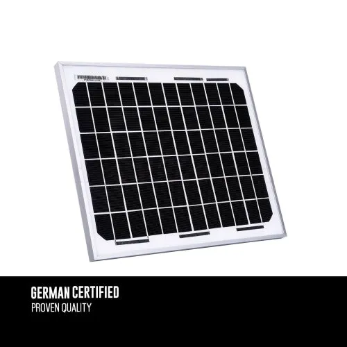 10W 12V Monocrystalline Single Solar Panel Power Mini Home Boat Caravan Camping