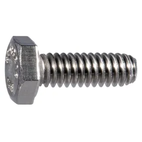 1/4"-20 x 3/4" 316 Stainless Steel Coarse Thread Hex Cap Screws (12 pcs.)