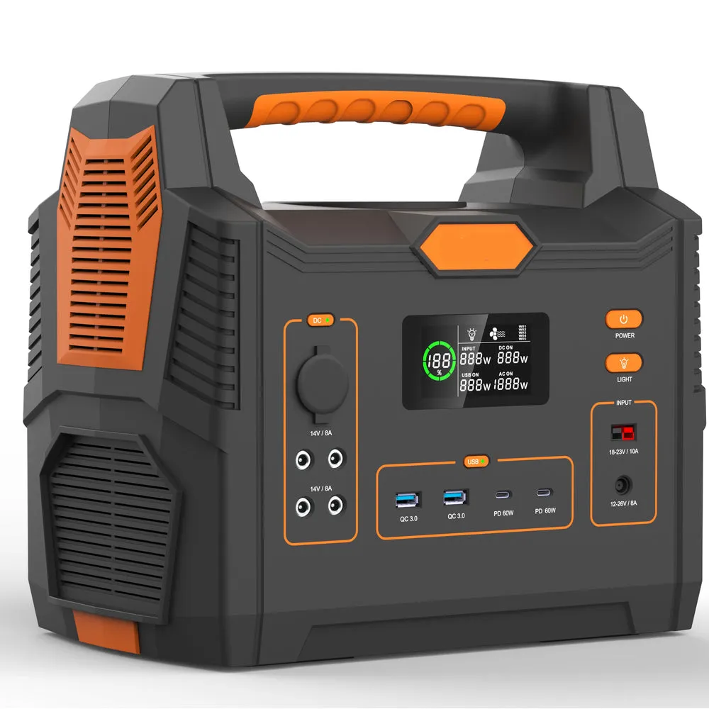 1500W Portable Power Station - Rechargeable Battery Generator - Stealth Angel Survival