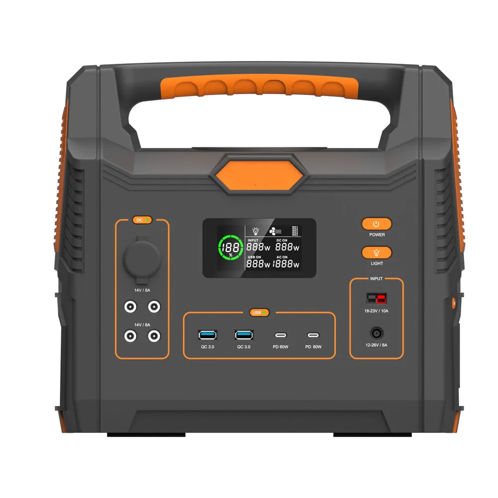 1500W Portable Power Station - Rechargeable Battery Generator - Stealth Angel Survival