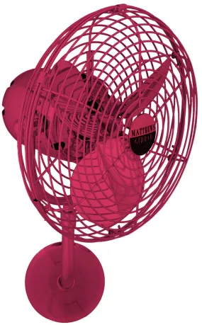 19" Wall Fan from the Michelle Parede Collection in Rubi Finish by Matthews Fan Company