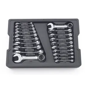 20 Piece SAE/Metric Stubby Wrench Set