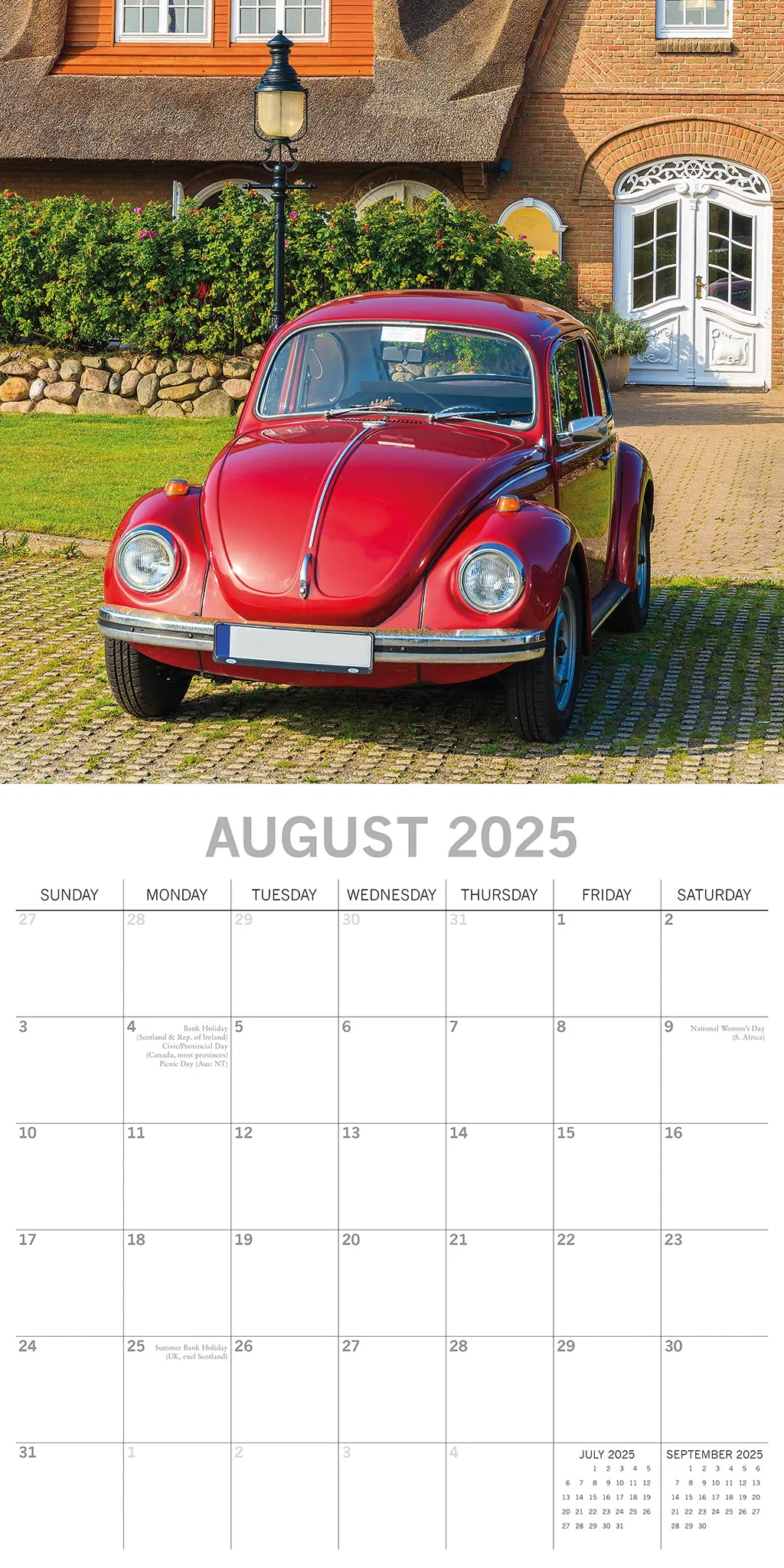 2025 Classic Beetles Wall Calendar (Online Exclusive)