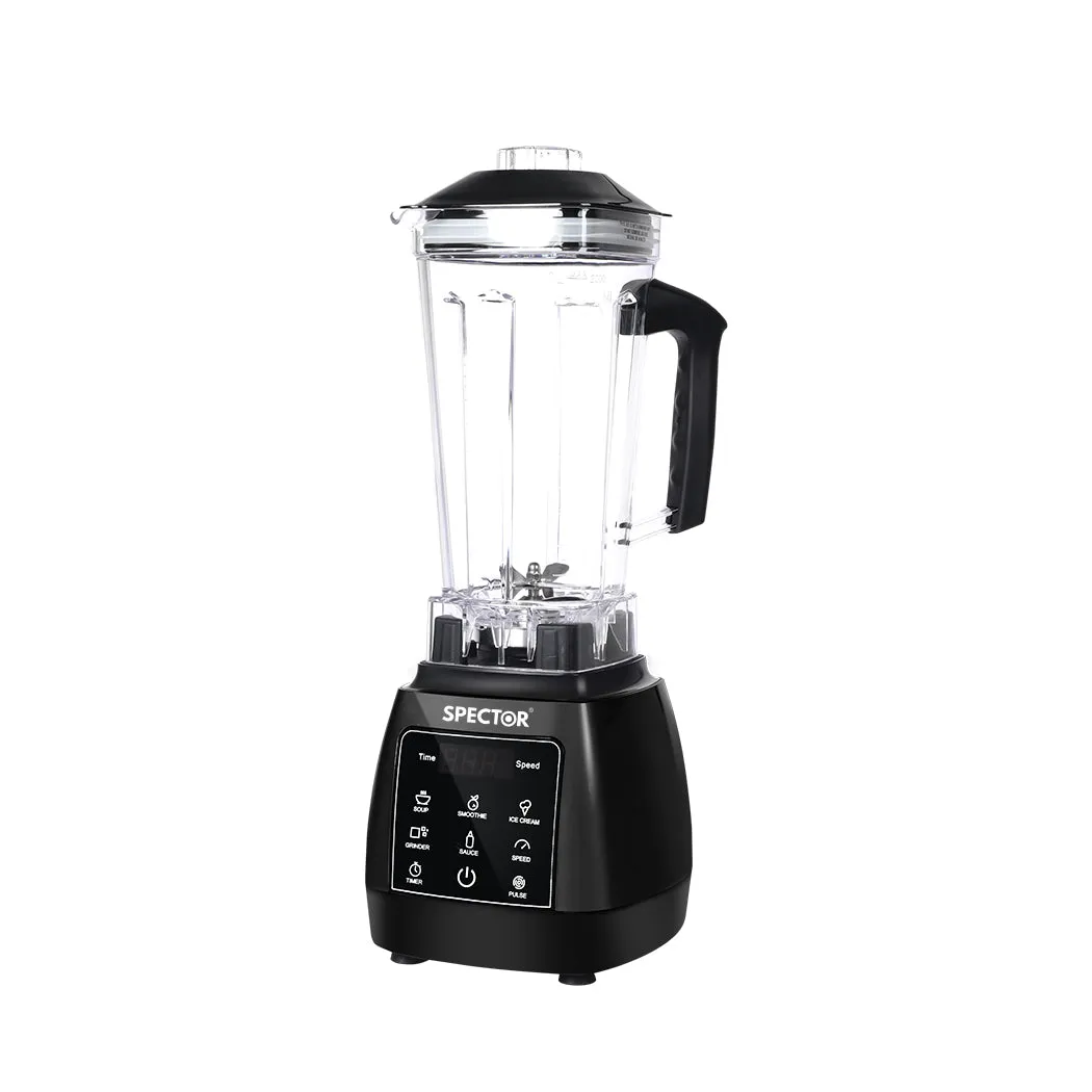 2L Commercial Blender Mixer Food Processor Kitchen Juicer Smoothie Ice Crush Black