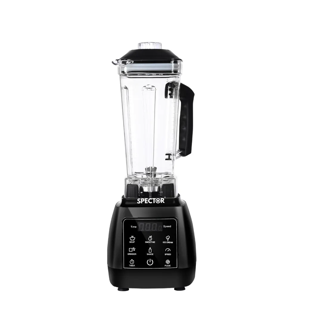 2L Commercial Blender Mixer Food Processor Kitchen Juicer Smoothie Ice Crush Black