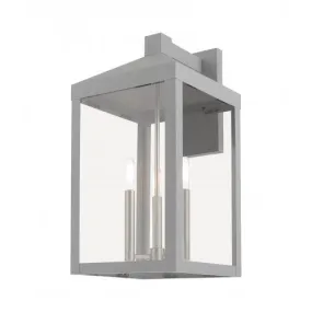 3 Lt Nordic Gray Wall Lantern