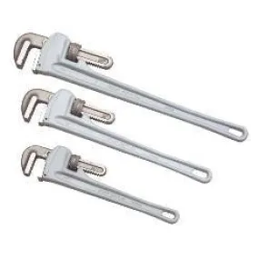 3 Piece Piece 14" 18" 24" Aluminum Handle Pipe Wrench Plumber's Tool Set