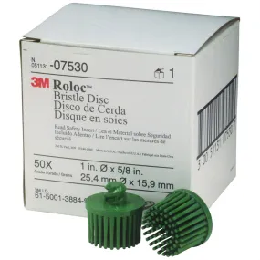 3M Scotch-Brite 1 in. 50-Grit Roloc Bristle Disc (10/Box)