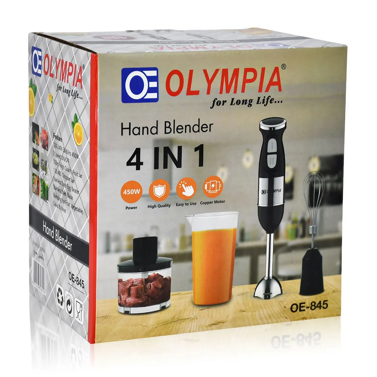 4 In 1 High-Quality Hand Blender