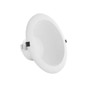 4 In. Commercial Canless LED Recessed Light, 15 Watts, 1020 Lumens, Selectable CCT, White Finish, 120-277V