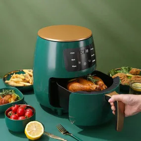 4 Litre Air Fryer with Non-stick Basket and Digital Screen Control