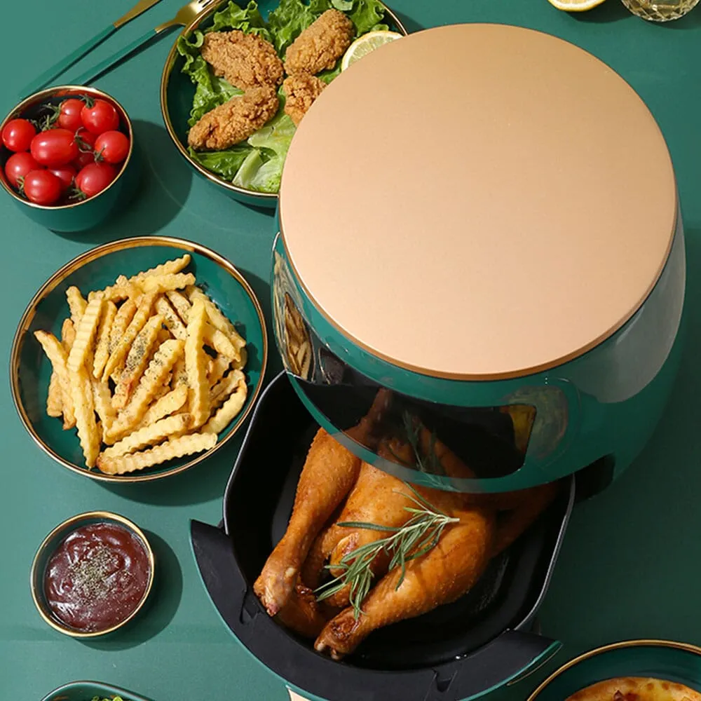 4 Litre Air Fryer with Non-stick Basket and Digital Screen Control