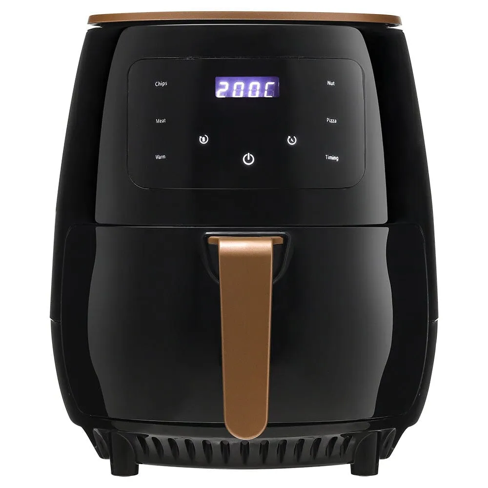 4 Litre Air Fryer with Non-stick Basket and Digital Screen Control