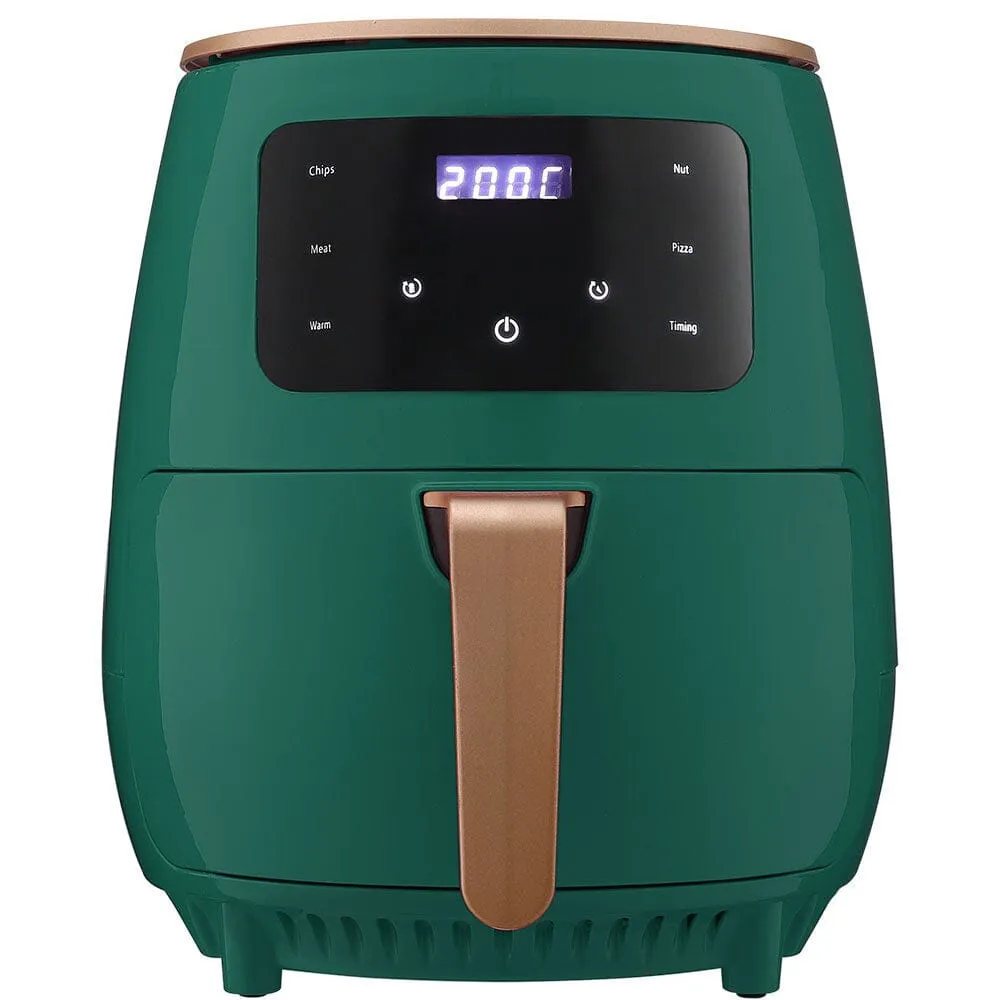 4 Litre Air Fryer with Non-stick Basket and Digital Screen Control