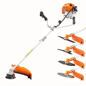 43cc Garden Brush Cutter w/ 5 Attachments, Ergonomic Handle - Dynamic Power