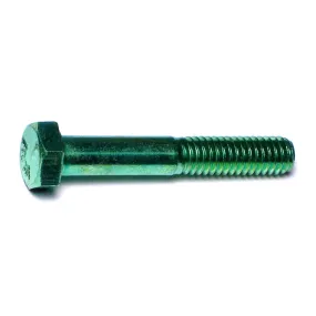 5/16"-18 x 2" Green Rinsed Zinc Grade 5 Hex Cap Screws (199 pcs.)