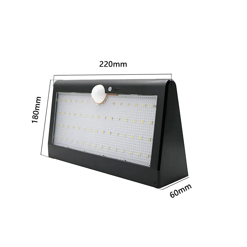 57LED Solar Security Lights 3 Modes Solar LED Wall Lamp #1200