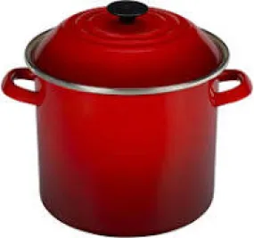 8 QT STOCKPOT CERISE