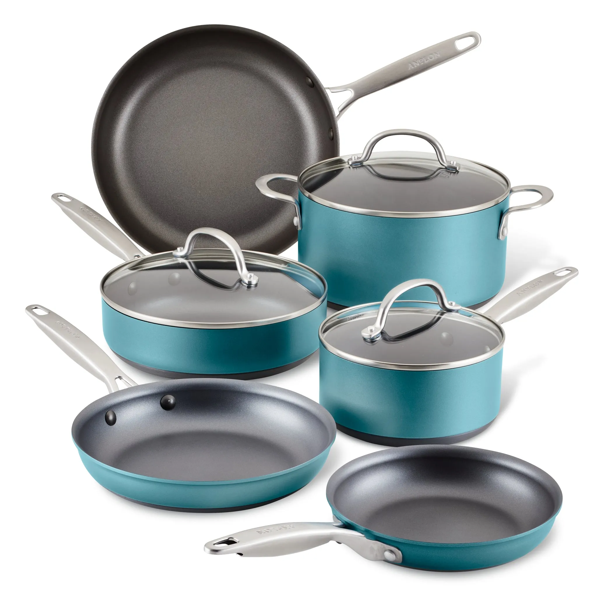 9-Piece Hard Anodized Nonstick Cookware