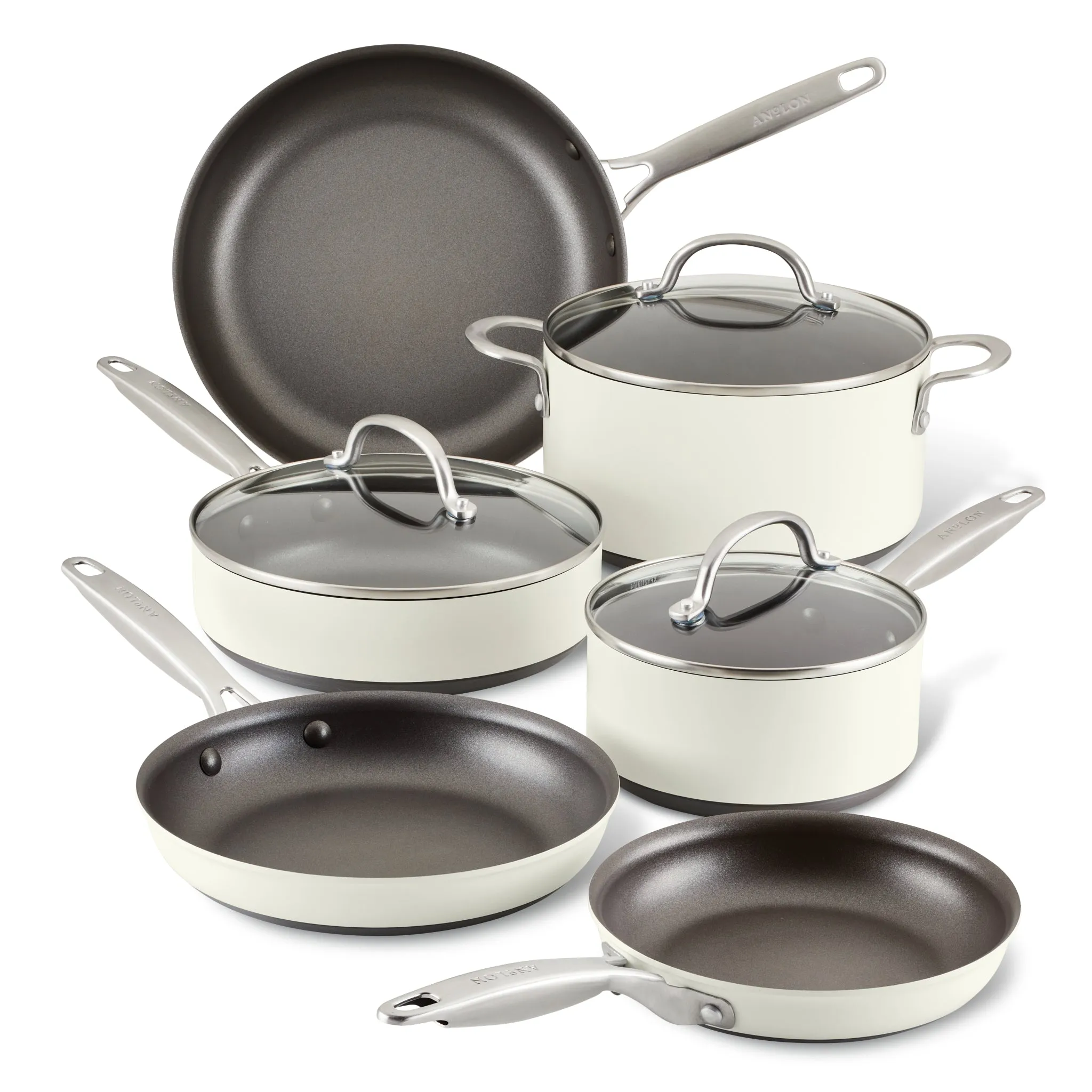 9-Piece Hard Anodized Nonstick Cookware