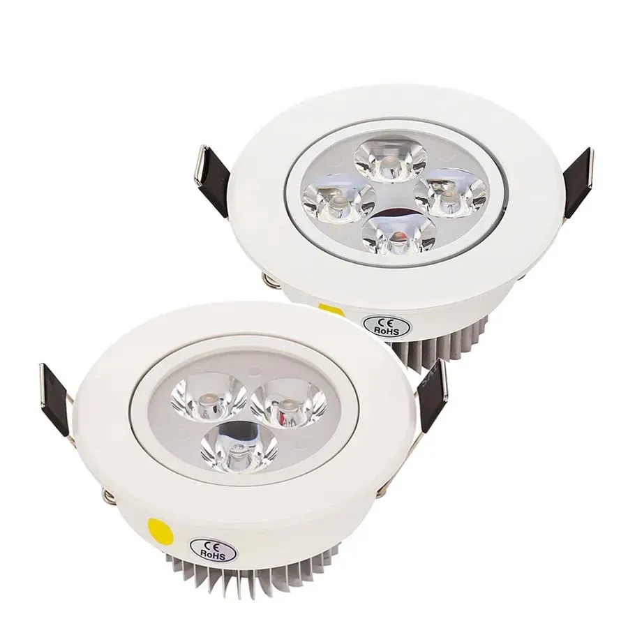 9W 12W 15W LED Downlight  Dimmable Warm White Nature White Pure White Recessed LED Lamp Spot Light AC85-265V