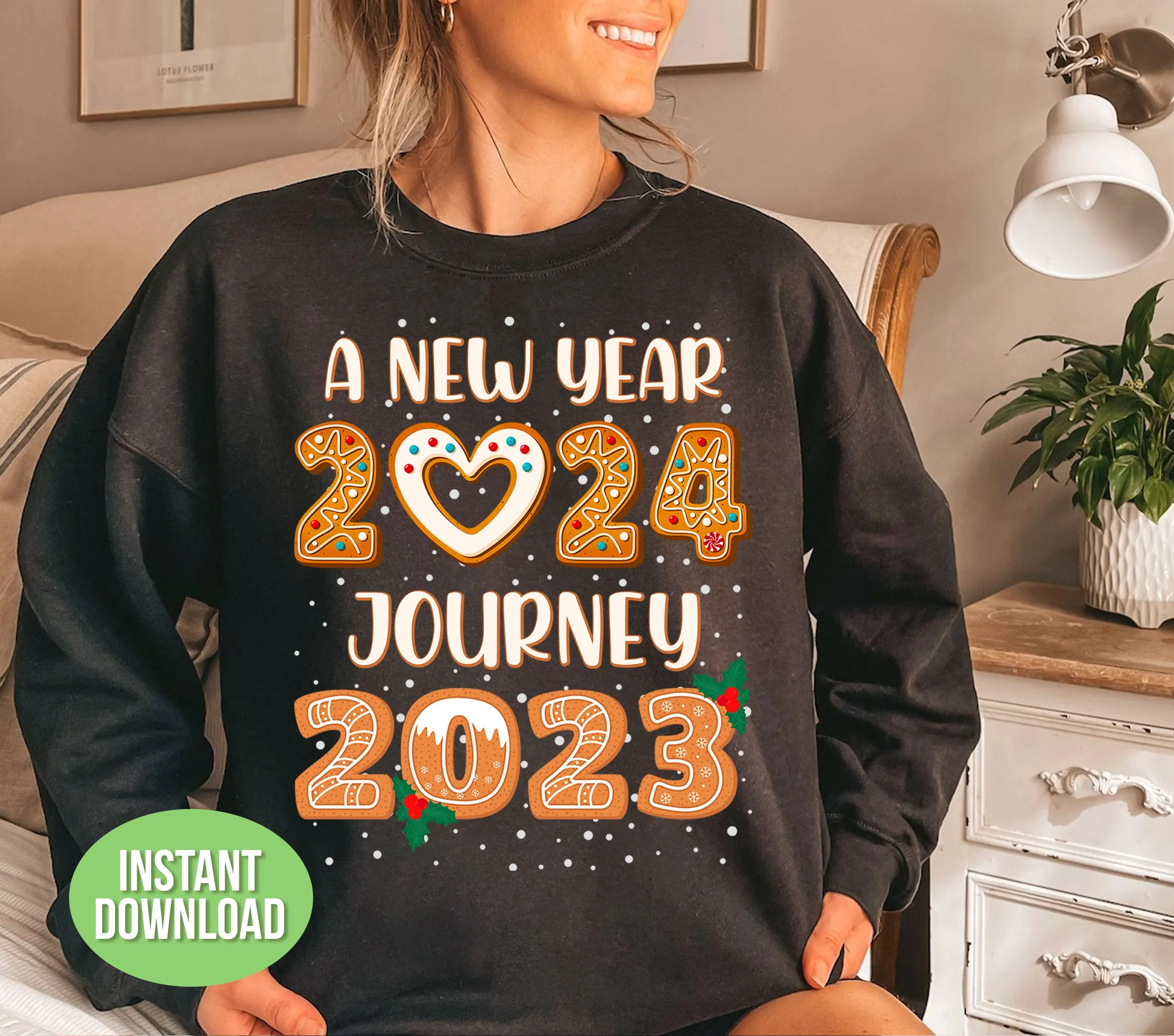 A New Year 2024, Journey 2023, Happy New Year 2024, Png Sublimation