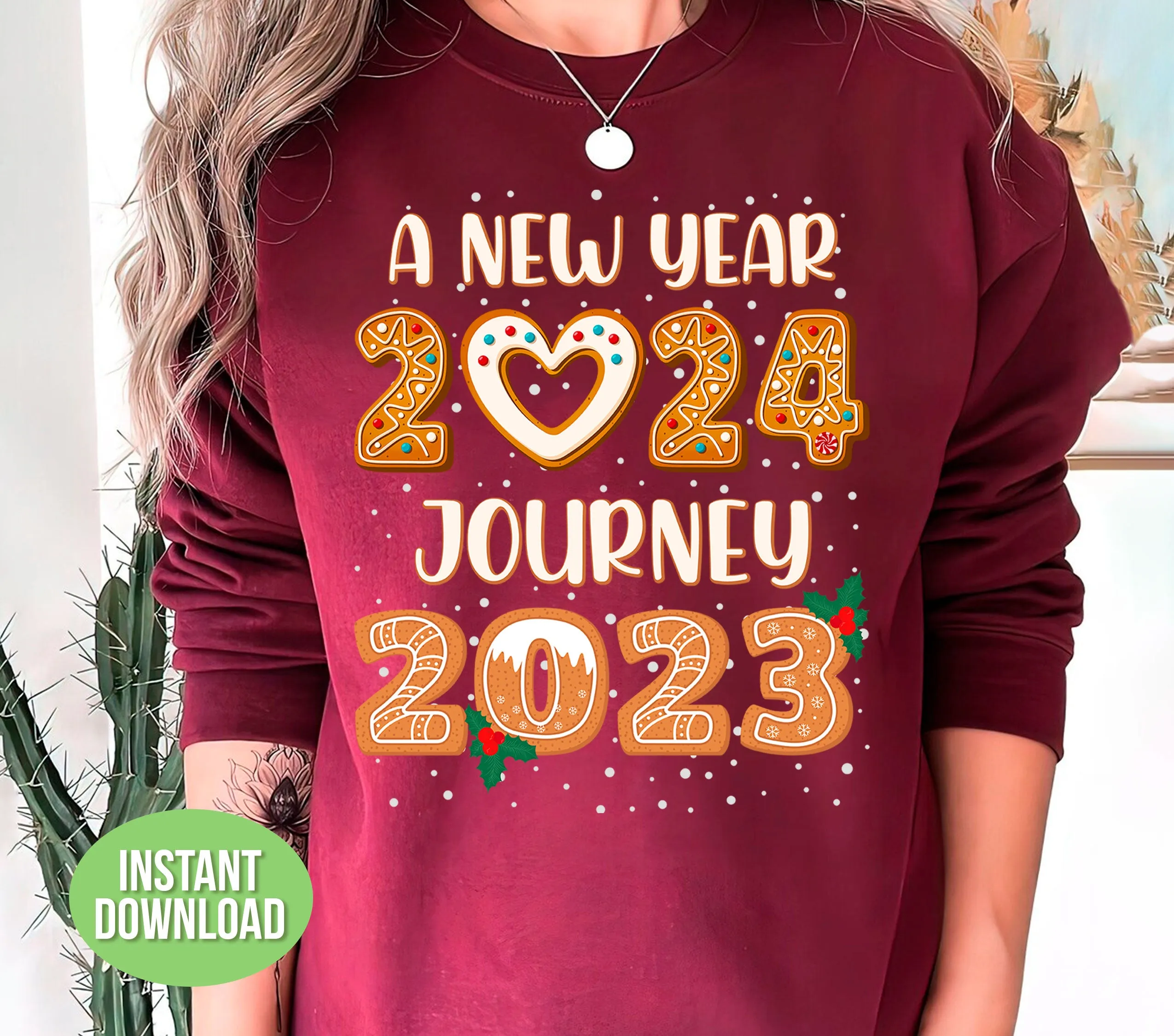 A New Year 2024, Journey 2023, Happy New Year 2024, Png Sublimation