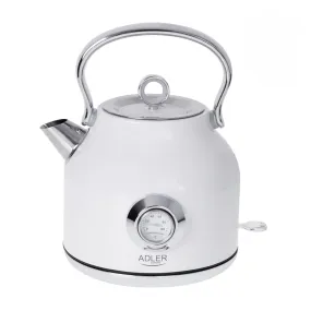 Adler Ad 1346 Electric Kettle 1.7 L 2200 W Metallic, White