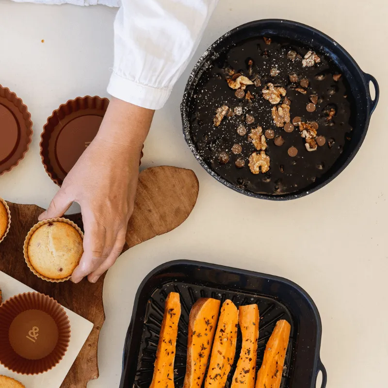 Air Fryer Bowl Round - Set of 2