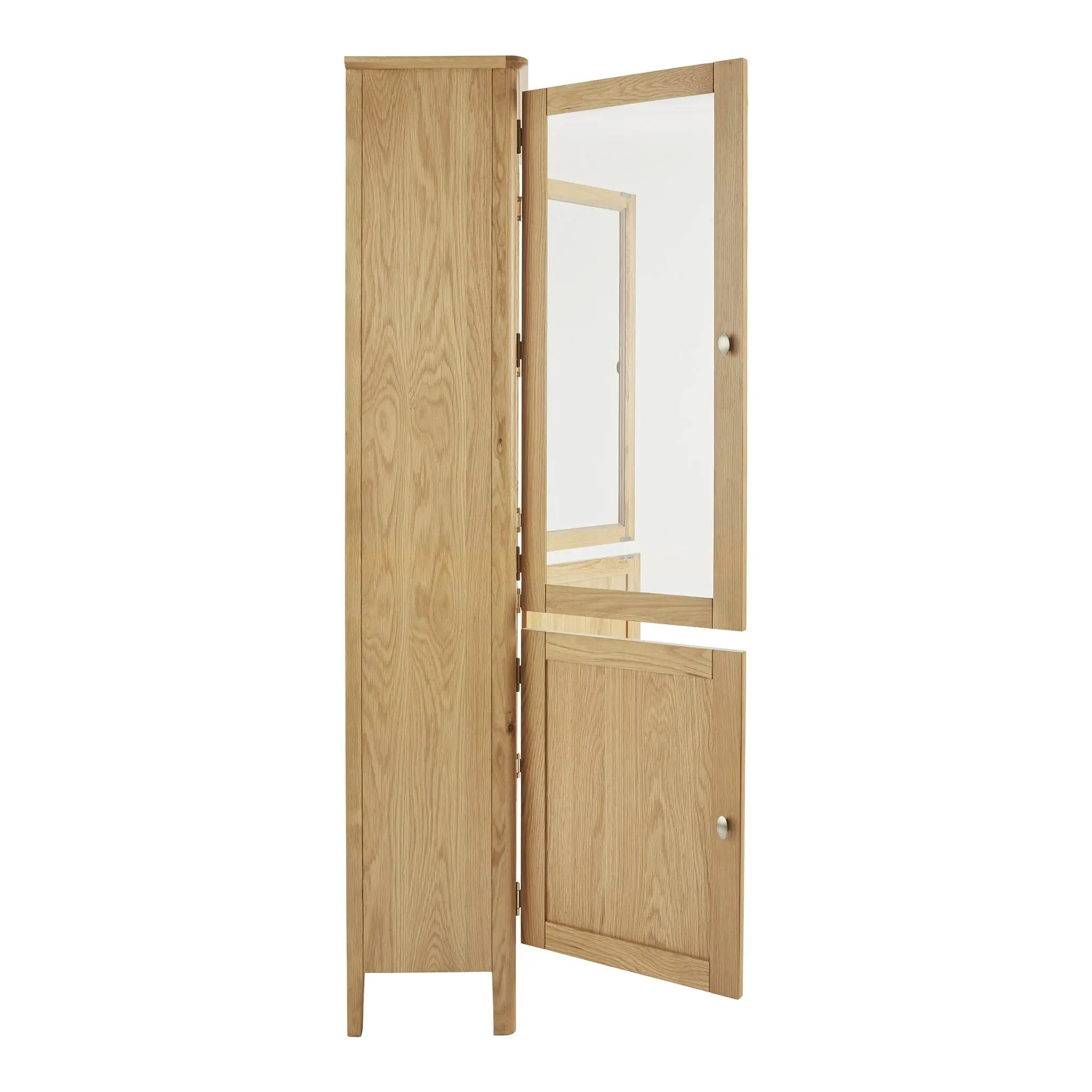 Alba Oak Display Cabinet