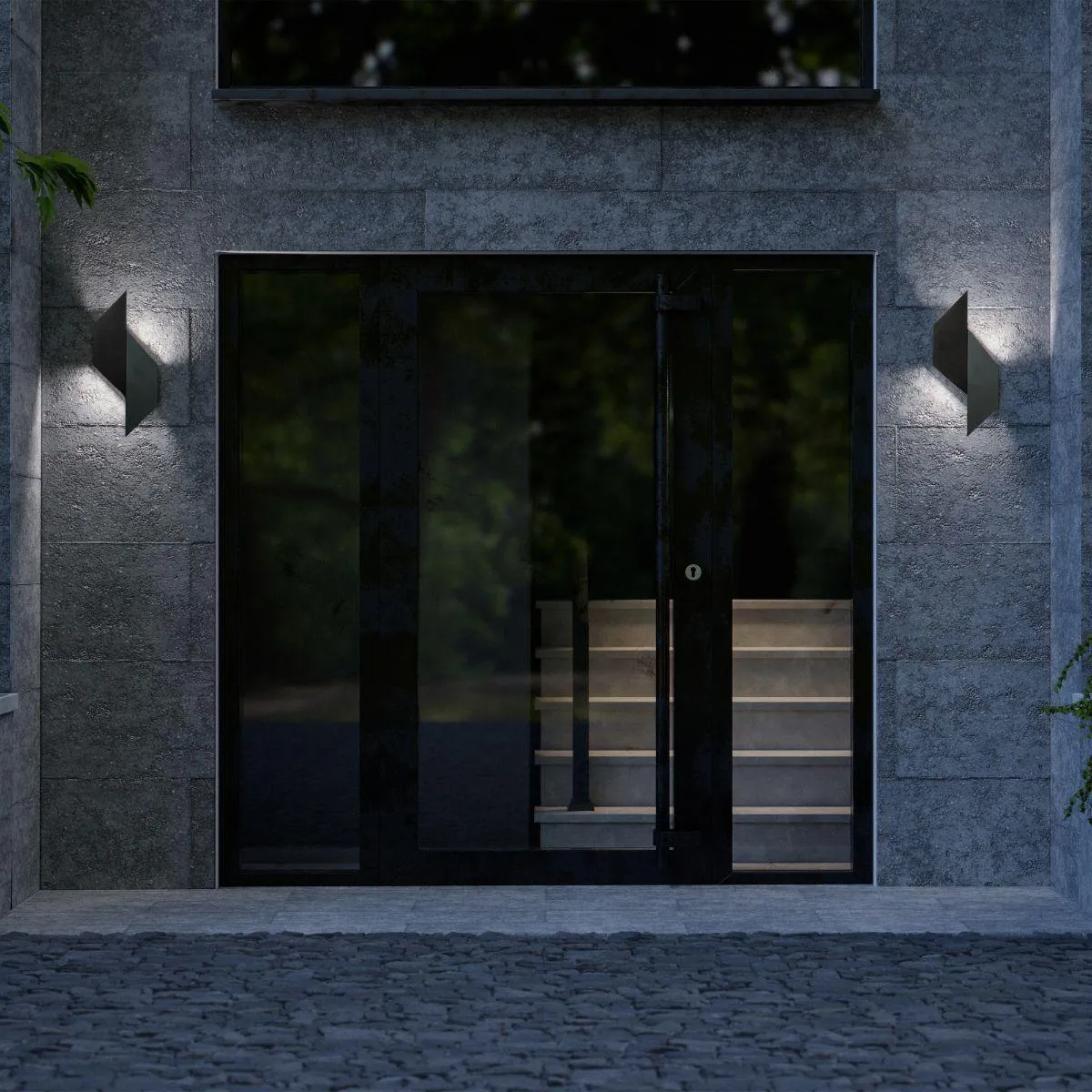 Alternate 18 in. LED Outdoor Wall Sconce 3000K Black Finish