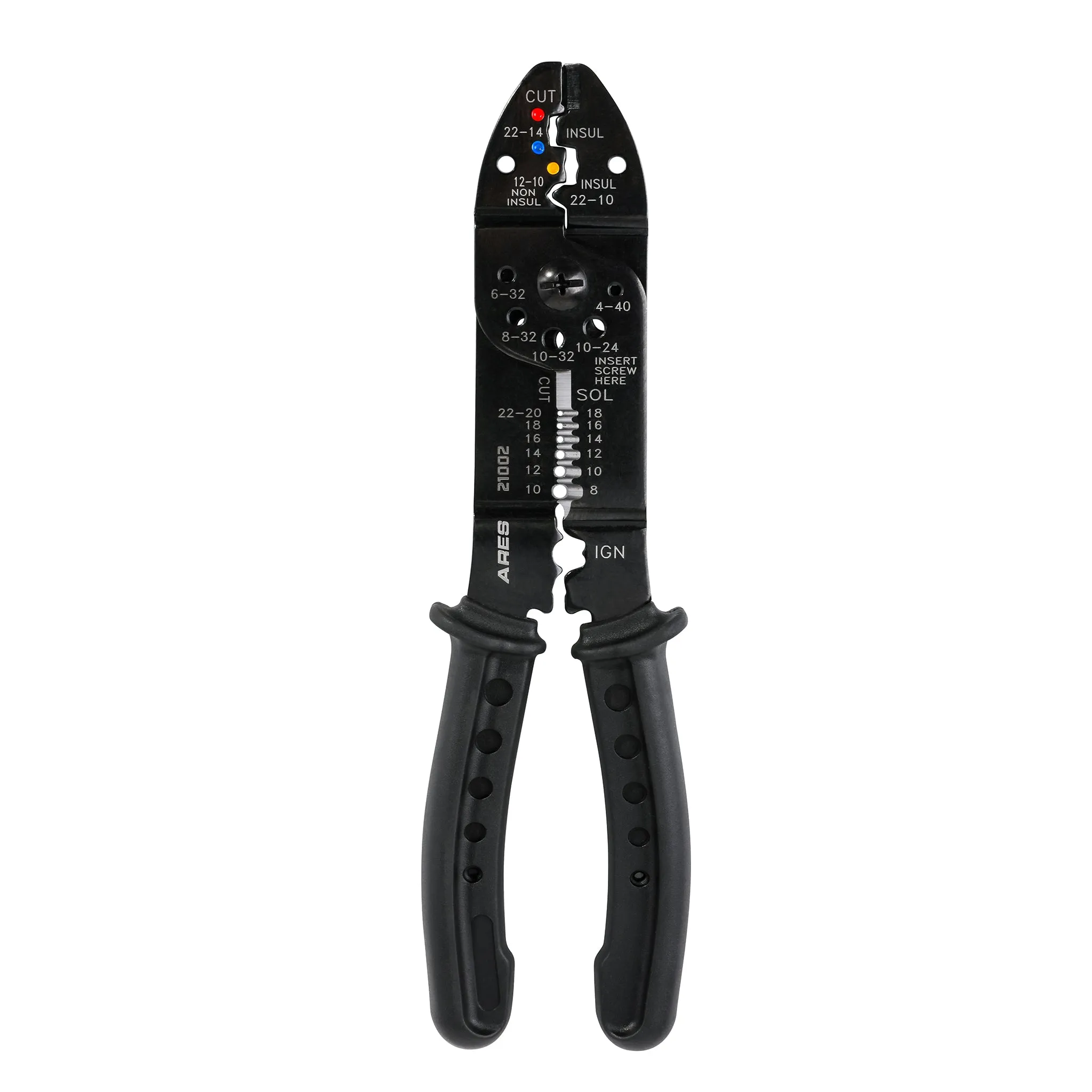 ARES 21002 - 9-inch Wire Crimper and Cutter Electrical Multi-Tool