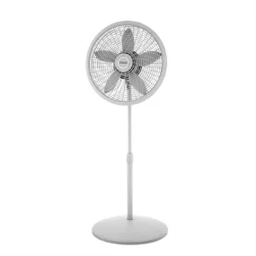 Arlec 45cm White Pedestal Fan/ 85W 100% Copper/3 Speed