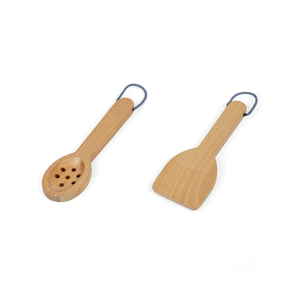 Bigjigs Toys Wooden Pots & Pans