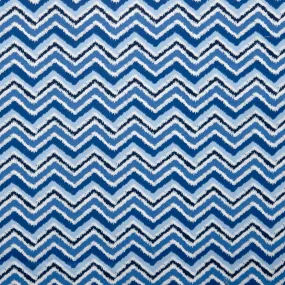 Blenders Cotton Print - Herringbone - Navy