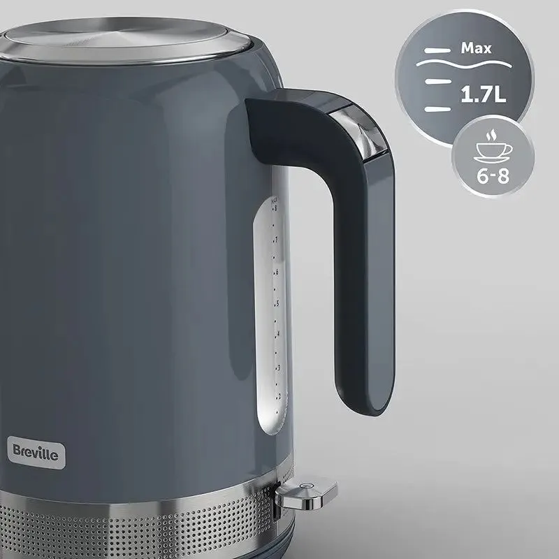 Breville High Gloss Electric Kettle Grey - 1.7 Litre