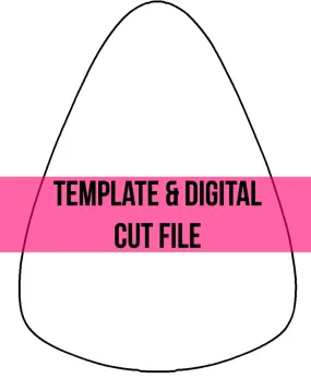 Candy Corn Template & Digital Cut File