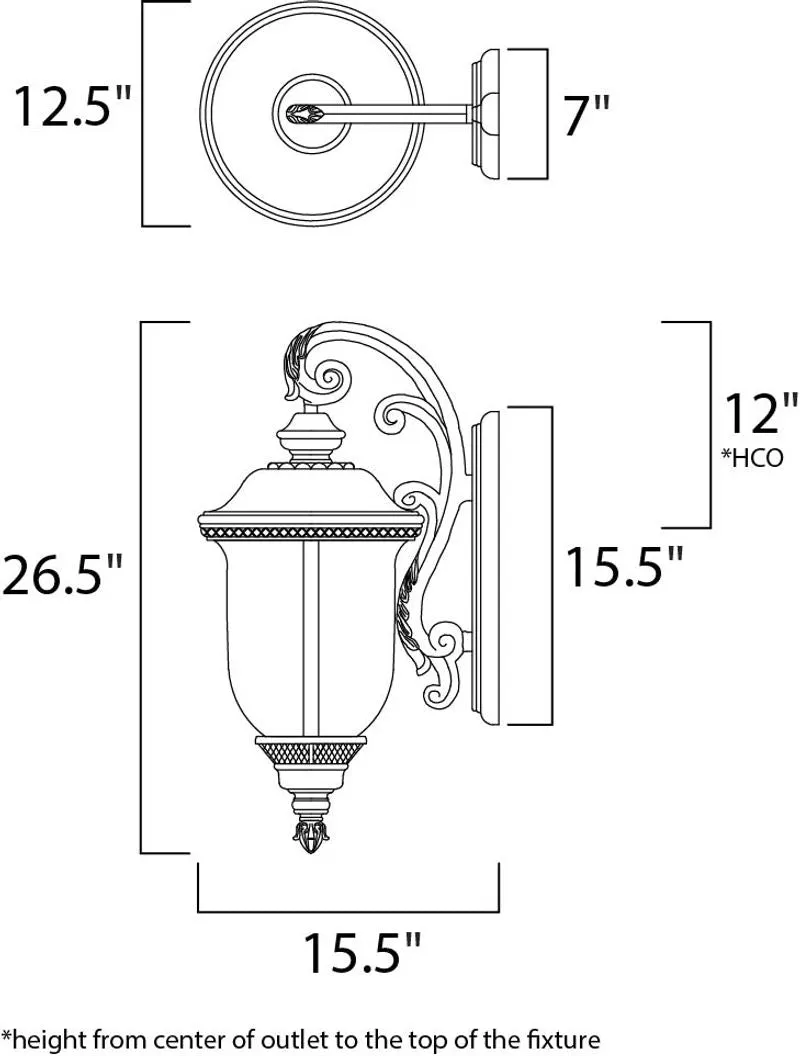 Carriage House DC Outdoor Wall Mount