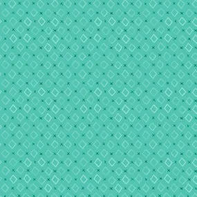 Cocoa Sweet - Diamonds All Over Teal