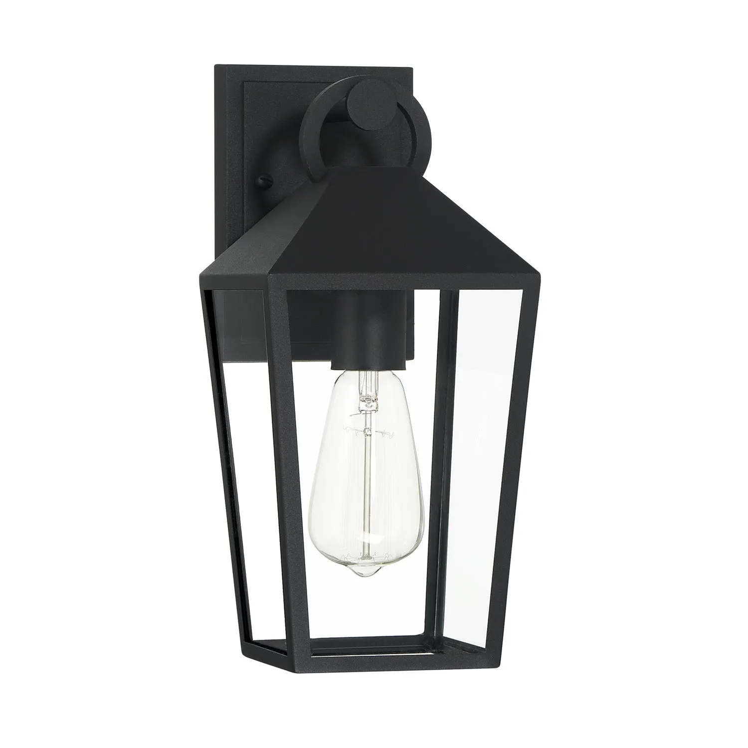 Cole Outdoor Wall Light, Small, Black