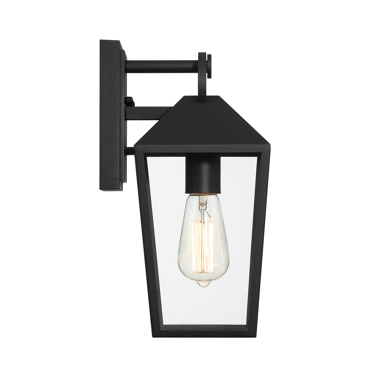 Cole Outdoor Wall Light, Small, Black