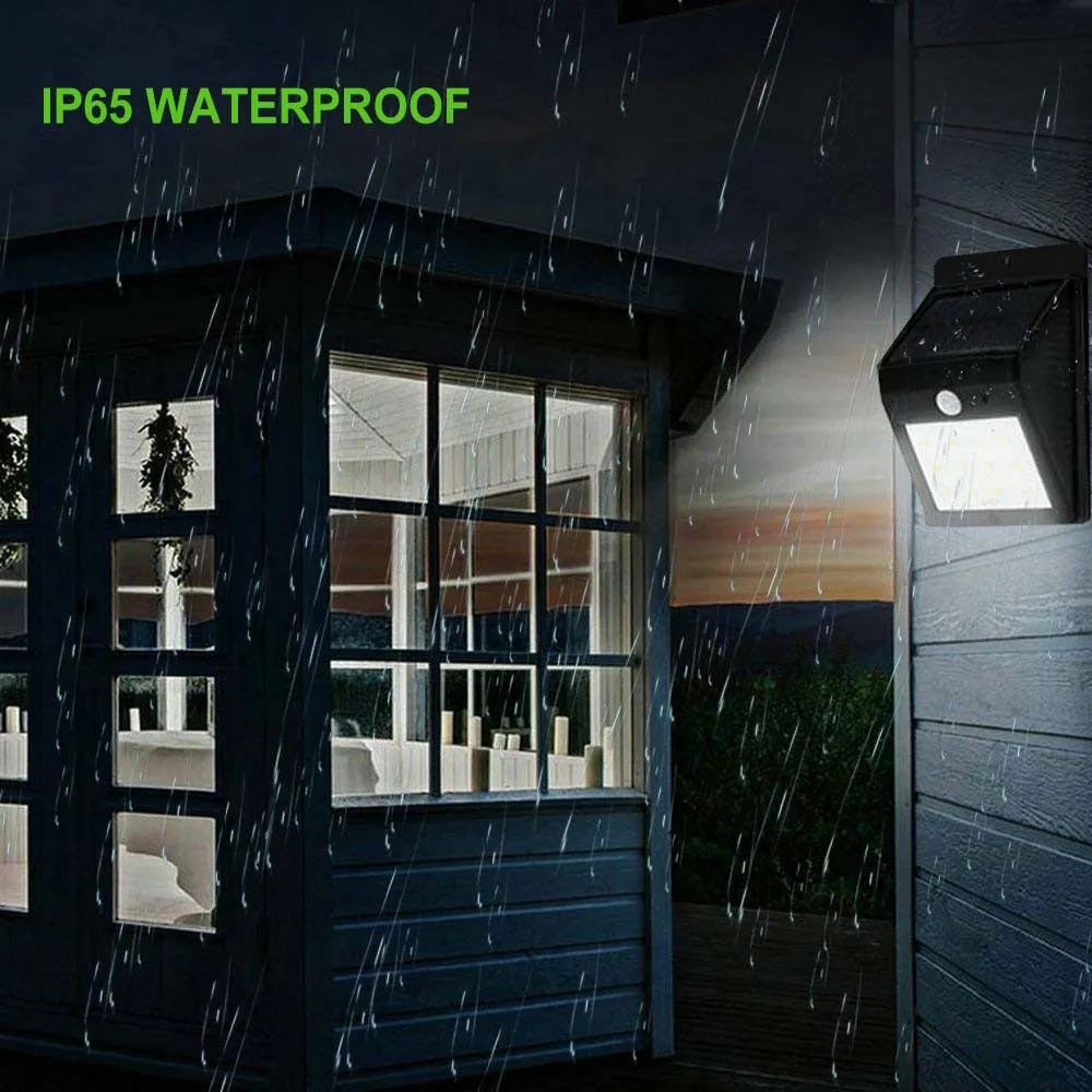 CRONY Solar Powered LED Wall Light 30 LED Motion Sensor led solar lights outdoor super bright house Outdoor Wall Light