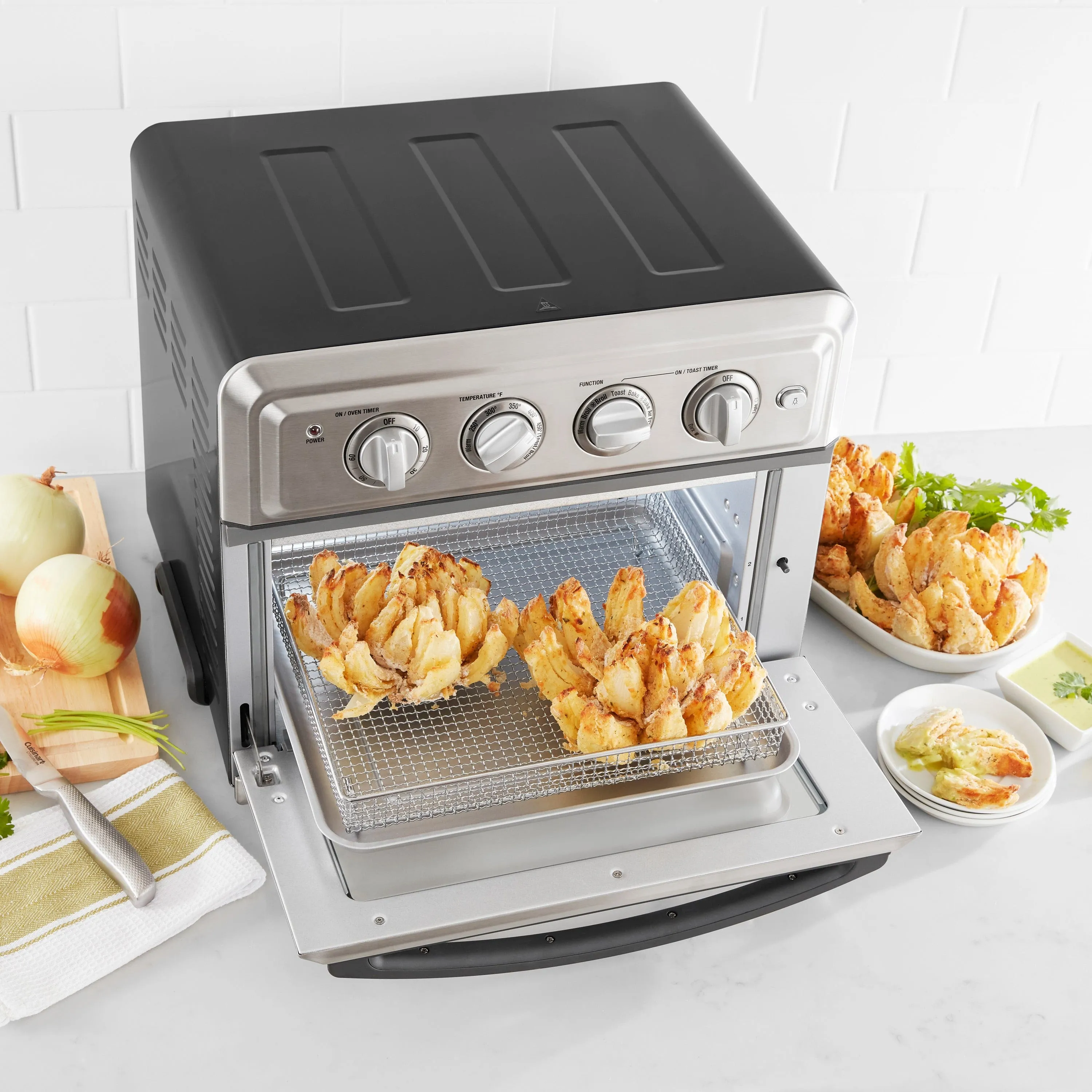 Cuisinart 7-in-1 Air Fryer   Convection Toaster Oven, Stainless Steel - Certified Refurbished