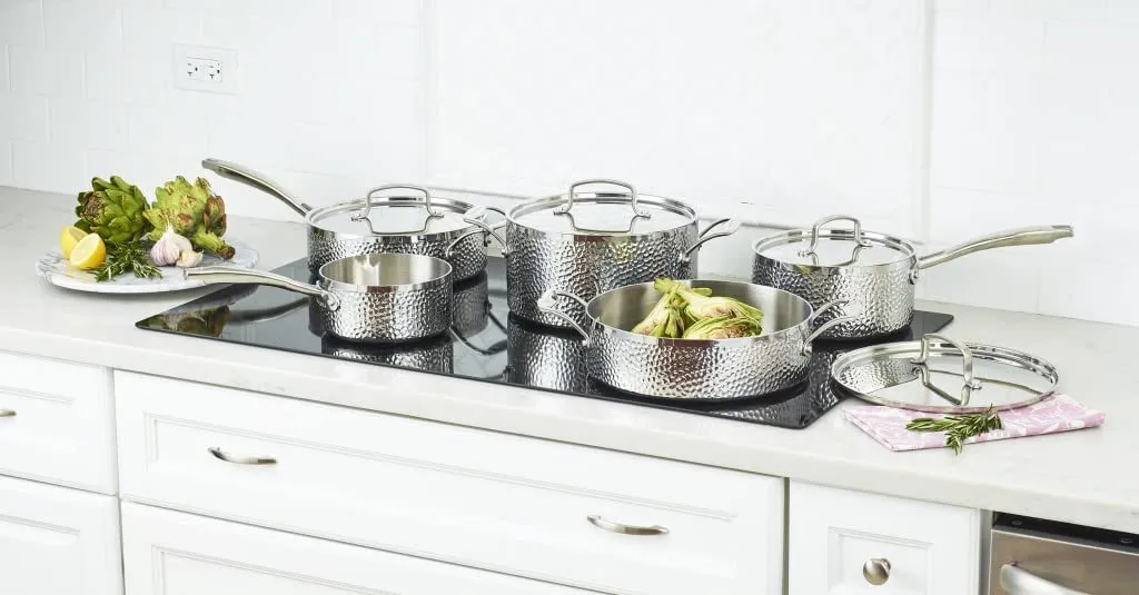 Cuisinart Cookware Set, Stainless Steel, Medium