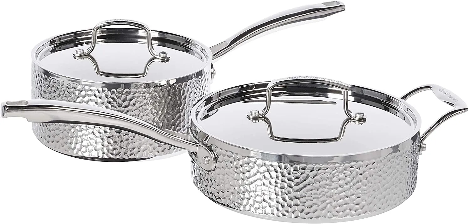 Cuisinart Cookware Set, Stainless Steel, Medium