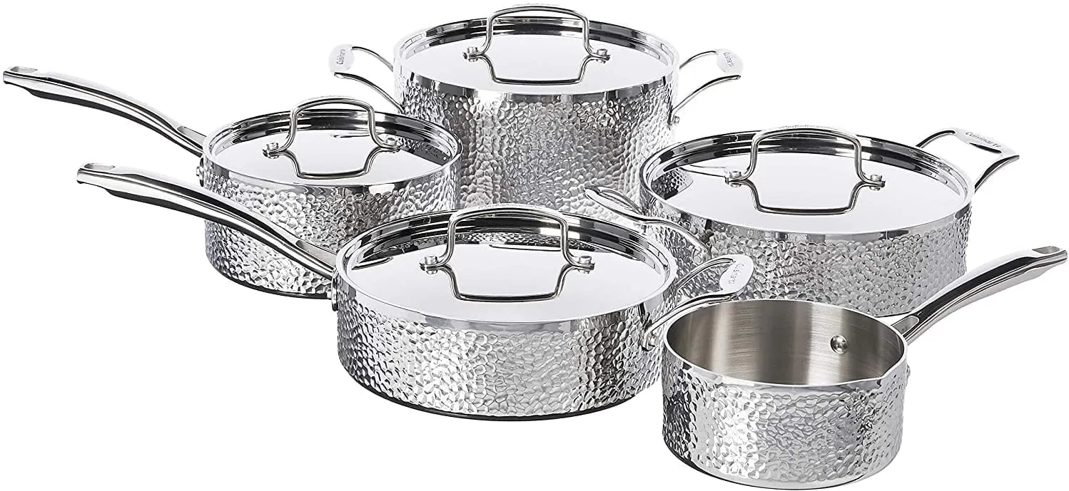 Cuisinart Cookware Set, Stainless Steel, Medium